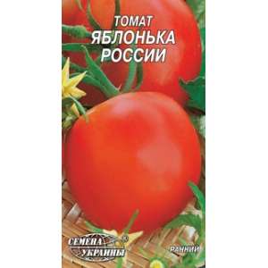 Яблунька Росії - томат детермінантний, 0,2 г насіння, ТМ Насіння України фото, цiна